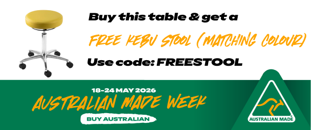 Australian Made Week - Buy this table and get a free Kebu Stool. Use code: FREESTOOL