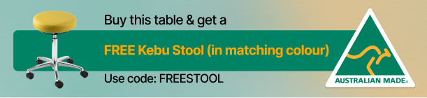 Buy this table and get a FREE Kebu Stool in matching colour. Use code: FREESTOOL